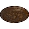 Ekena Millwork Vienna Ceiling Medallion (Fits Canopies up to 3 1/4"), 16 7/8"OD x 5/8"P, Root Beer Crackle CM17VIRBC - alternate 2